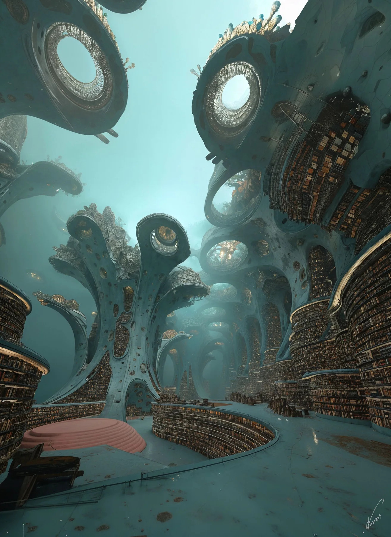 Galactic Library interior