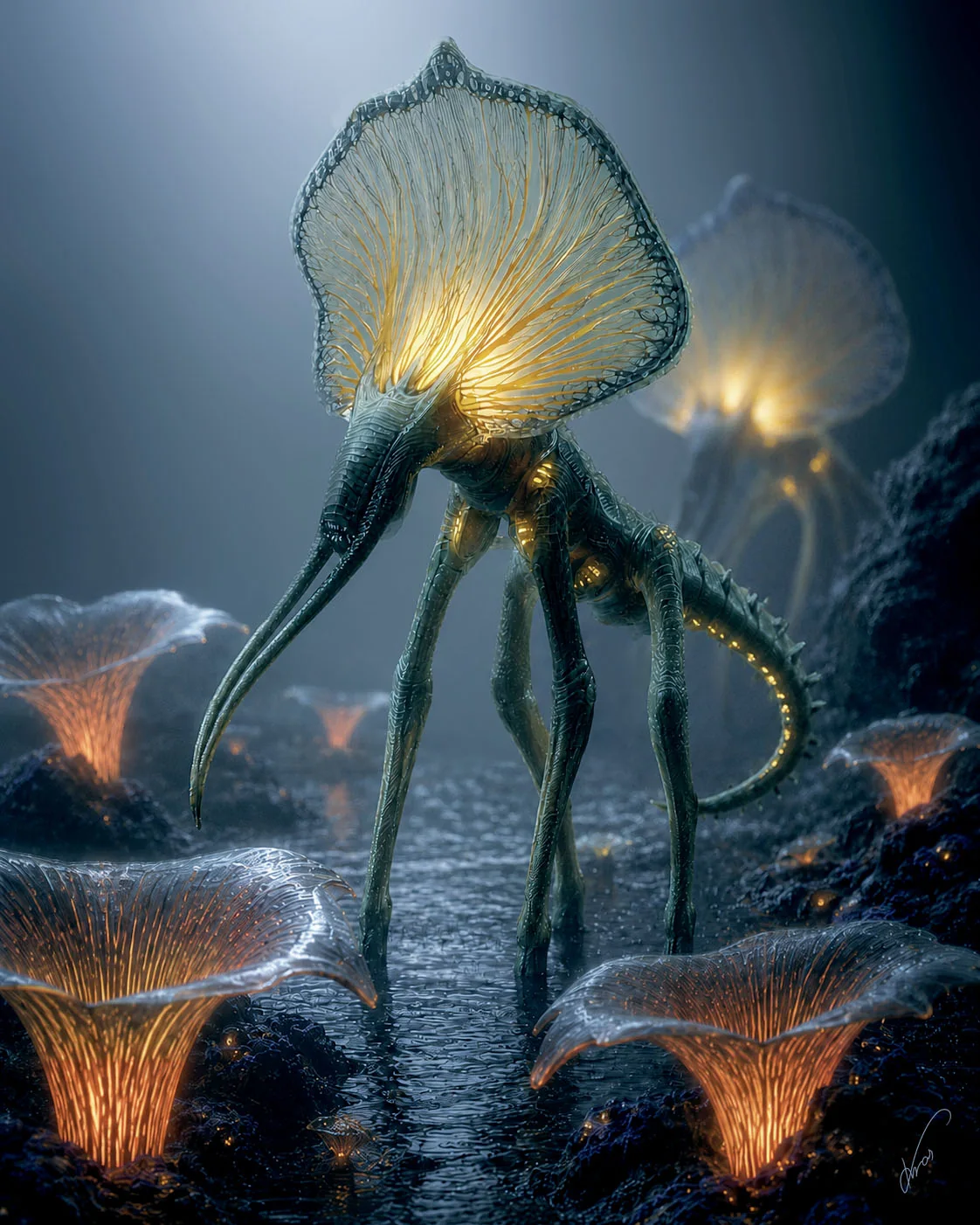 Lumenavis botanical creature